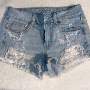 American eagle jean shorts